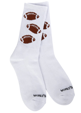 World’s Softest Socks Holiday Sport Mini Crew Football
