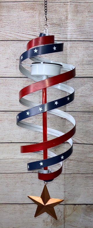 Solar Americana Hanging Spinner, Large