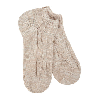 World’s Softest Socks Weekend Ragg Cable Low Stone