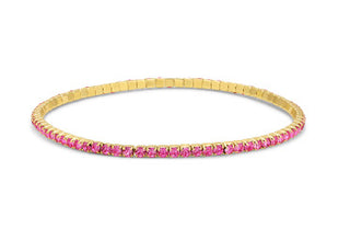 My Fun Colors Petite Crystal Tennis Bracelet Air Rose/Gold