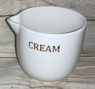 White Ceramic Creamer