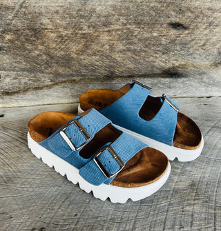 Very G Jazmin 2 Platform Sandal Blue