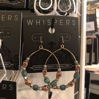 Whispers Beaded Hoop WN004165