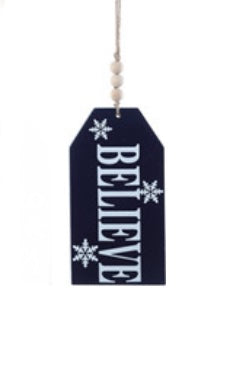Holiday Word Tag Ornament