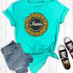 The Way Down South Sunflower Nana Graphic T-Shirt