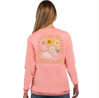Simply Southern Kind Long Sleeve T-Shirt Reef