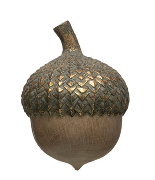 Round Resin Acorn, 4”