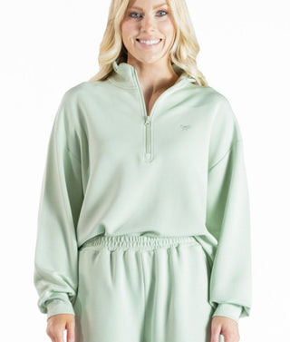 Simply Southern Pullover Scalloped Sage