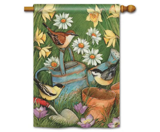 Garden Visit Standard House Flag