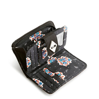 Vera Bradley Small Turnlock Wallet Moonless Night