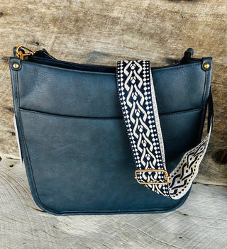 Jen & Co Chloe Crossbody Navy M1977
