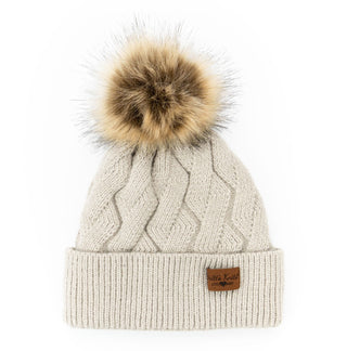 Britt’s Knits Mainstay Plush-Lined Pom Hat
