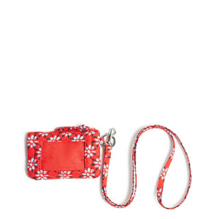 Vera Bradley Zip ID Lanyard Venetian Flowers