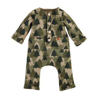 Mudpie Tree Camo Waffle 1 Piece 3-6M