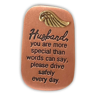 Drive Safely Visor Clip Husband