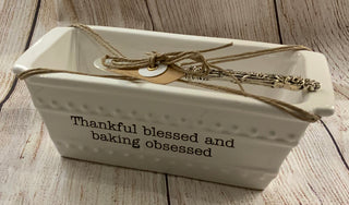 Mudpie Thankful Blessed & Baking Obsessed Baker