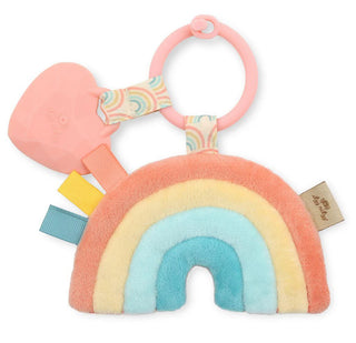 Itzy Ritzy Itzy Pal Plush + Teether Rainbow