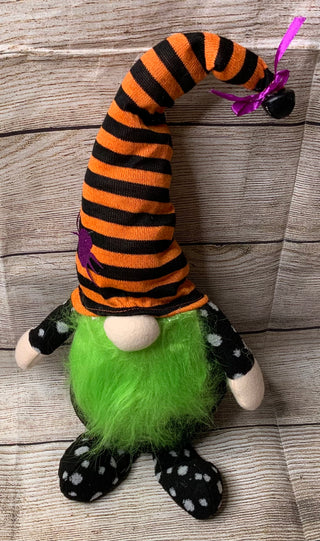 Halloween Plush Gnome 10”H