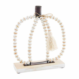 Mudpie Beaded Pumpkin Sitter Small