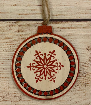 Paulownia Wood Disc Ornament