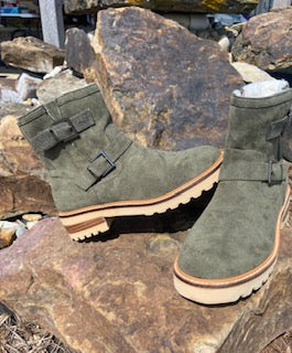 Corkys Receipts Boots Olive