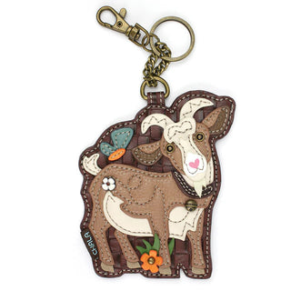 Chala 806 Coin Purse Key Fob Goat A