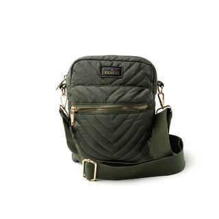 Kedzie Colect Quilted Crossbody Olive