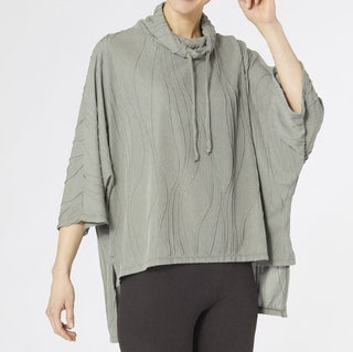 Coco & Carmen Good Times Cowl Neck Top Olive