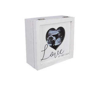 Wood Baby & Love Keepsake Box