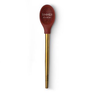 Krumbs Kitchen Spoon with Gold Handle Simmer Down