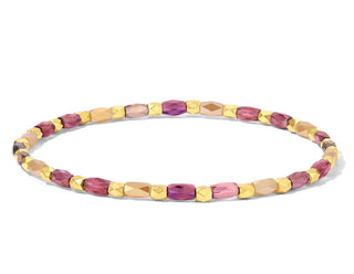My Fun Colors Stretch Bracelet Purple & Amber