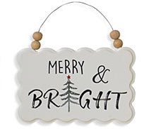 Holiday Sign Ornament