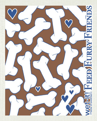 Wet it! Feed Furry Friends Swedish Dishcloth