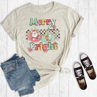 Rebel Rose Merry & Bright Checkered Cream