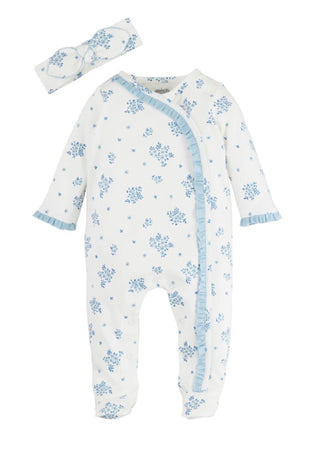 Mudpie Ditsy White Floral Sleeper