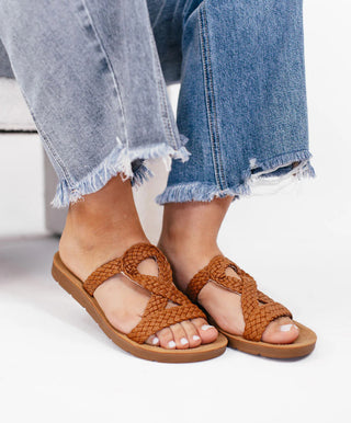 Corkys Sandal All Tangled Up Cognac