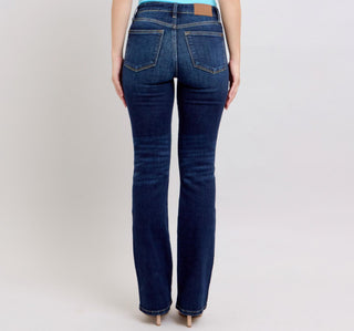 Judy Blue MR Petite Dark Wash Bootcut 82586