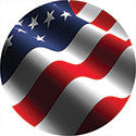 American Flag Car Coaster CC72934