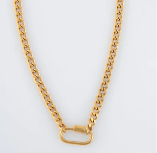 Howard's Narelle Waterproof Carabiner Necklace Gold