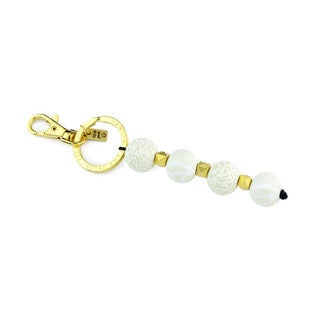 Jilzarah Ivory Palm 4 Ball Keychain
