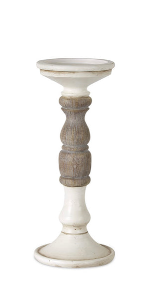 Ivory Resin Candle Holder