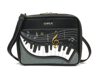 Chala Companion Organizer Crossbody Piano Indigo 851
