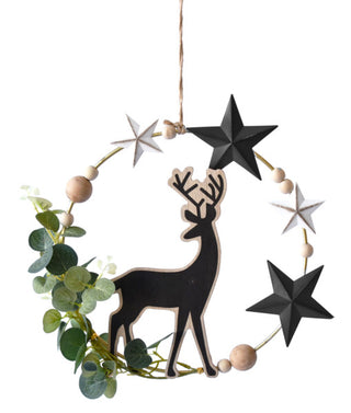 Wood/Metal Holiday Wreath