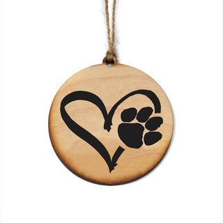 Heart/Paw Ornament
