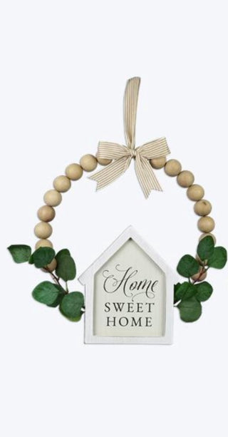 Wood Blessing Bead Wall Sign