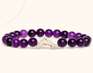 Fahlo Dolphin Bracelet Echo Purple