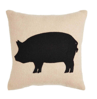 Mudpie Felt Pillow Pig