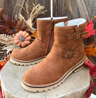 Corkys Receipts Boots Cognac 9