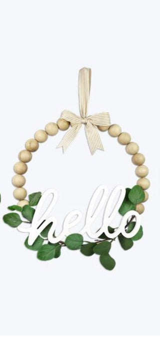 Wood Blessing Bead Wall Sign