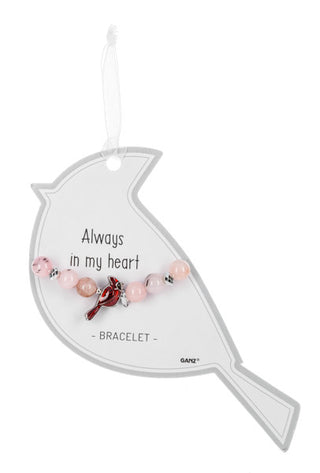Always in My Heart Cardinal Bracelet